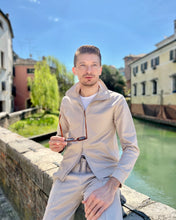 Load image into Gallery viewer, TCR2410502-82 Compressed cotton jersey double zip jacket