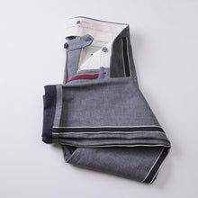 Load image into Gallery viewer, TCR2410214-38 Red selvedged 10 oz denim inside out new straight fit