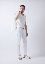 Load image into Gallery viewer, TCR2210223-90 Airy two way stretch seersucker easy slim fit