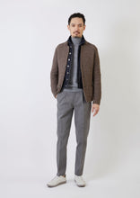 Load image into Gallery viewer, TCR2430219-96 Yarn dyed grey twill classic two pleated