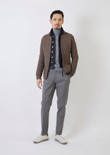 Load image into Gallery viewer, TCR2430219-96 Yarn dyed grey twill classic two pleated