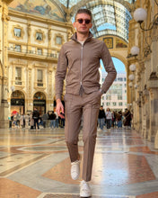 Load image into Gallery viewer, TCR2410502-86 Compressed cotton jersey double zip jacket