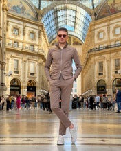 Load image into Gallery viewer, TCR2410502-86 Compressed cotton jersey double zip jacket
