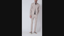 Load and play video in Gallery viewer, TCR2510222-82 Compressed cotton jersey belted &amp; less
