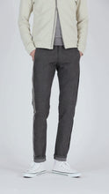 Load and play video in Gallery viewer, TCR2530214-96 Grey selvedged denim inside out new straight fit
